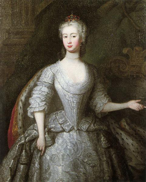 Augusta of Saxe-Gotha, Princess of Wales, unknow artist